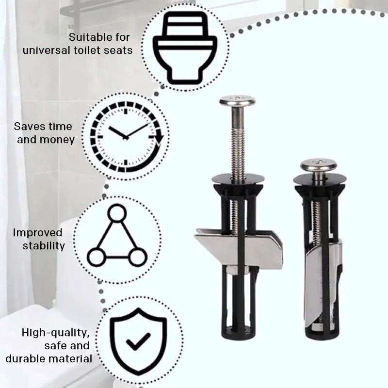 Heavy Duty Toilet Seat Fastener Bolt kit