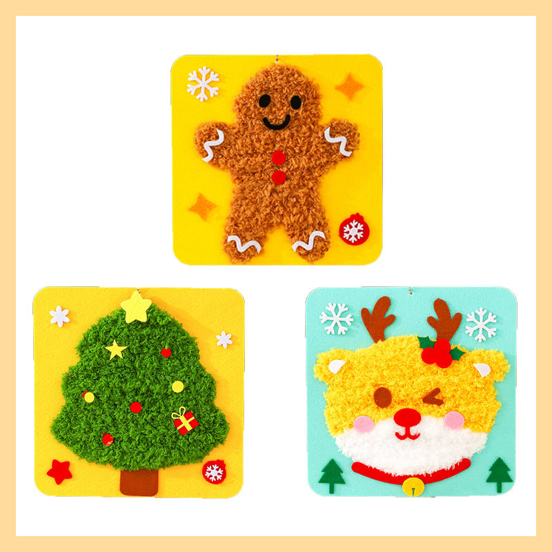 Christmas DIY Embroidery Doll Set