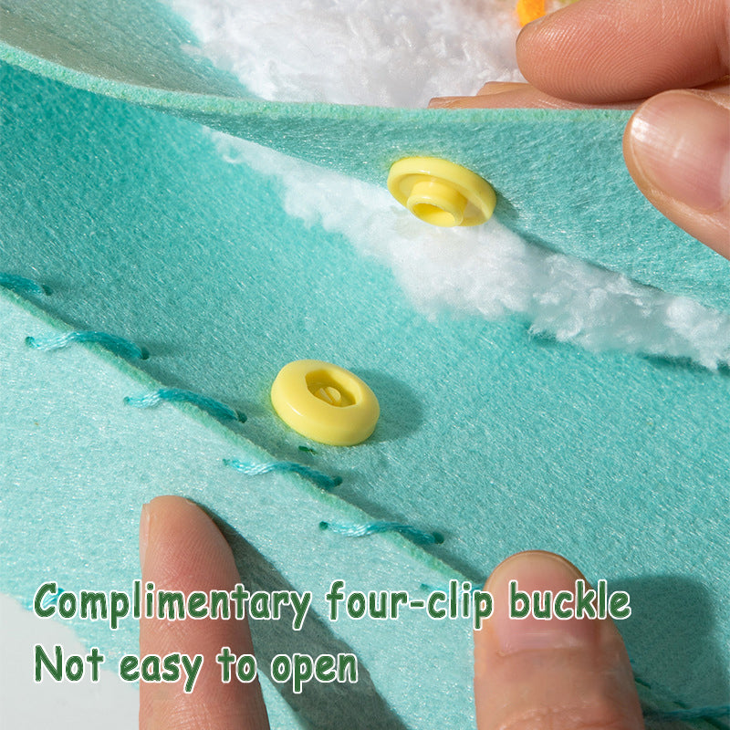 Wool Embroidery Painting Crossbody Bag