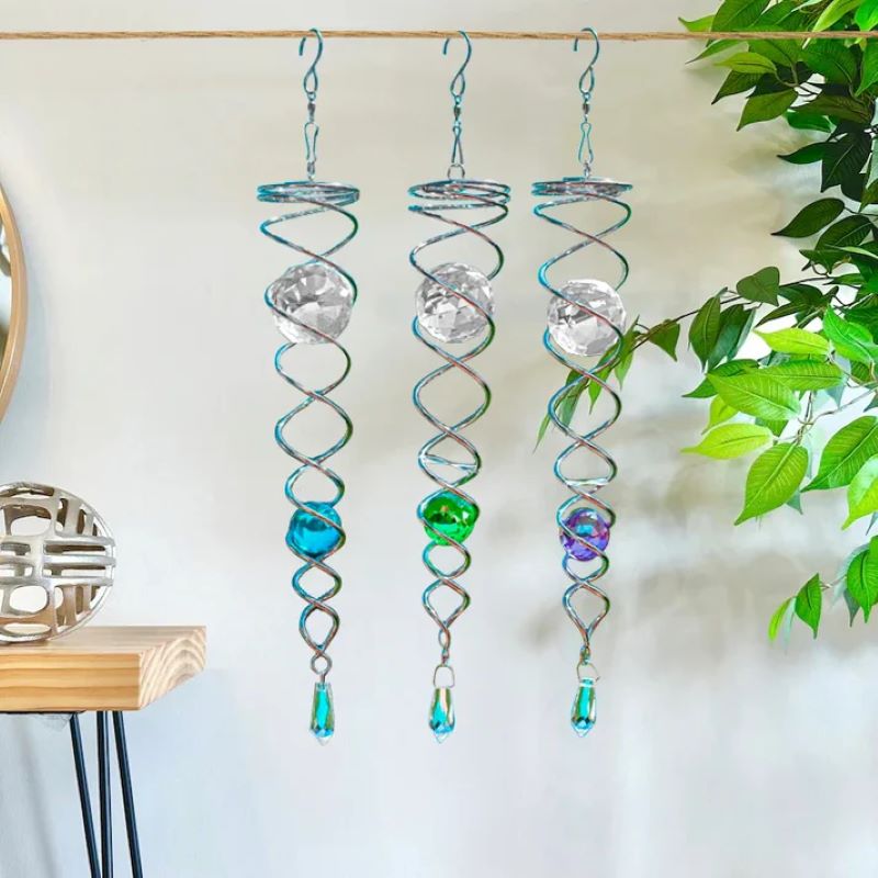 Sacred Journey Spiral Crystals Handcrafted