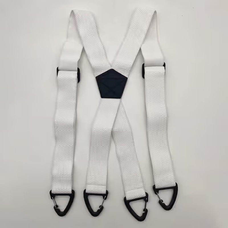 Men's X-back suspenders (with hook-style clips)