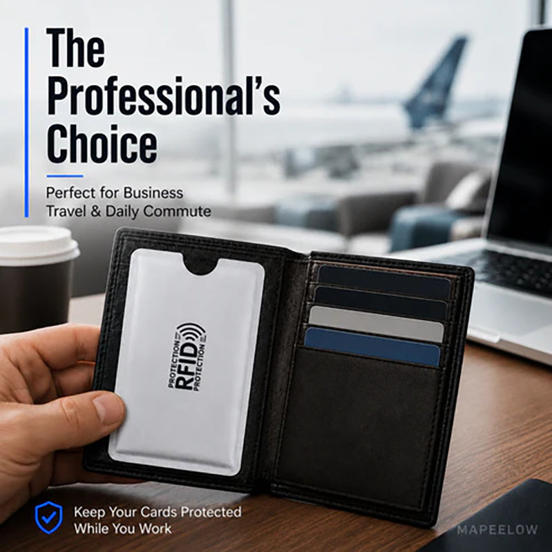 RFID-blocking credit card holder