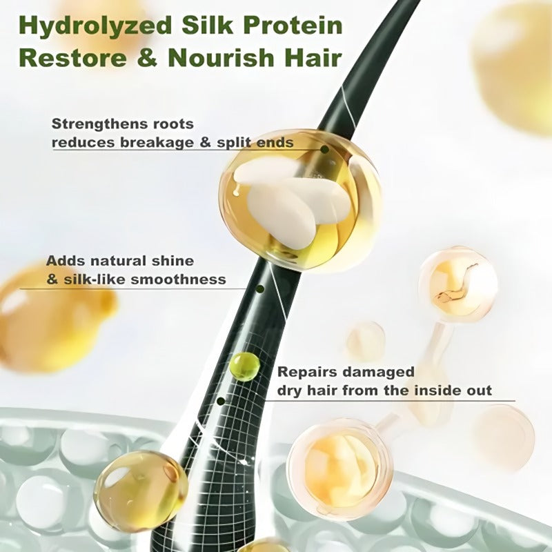 Rosemary Smooth & Shine Shampoo - Sulfate-Free Formula for All Hair Types