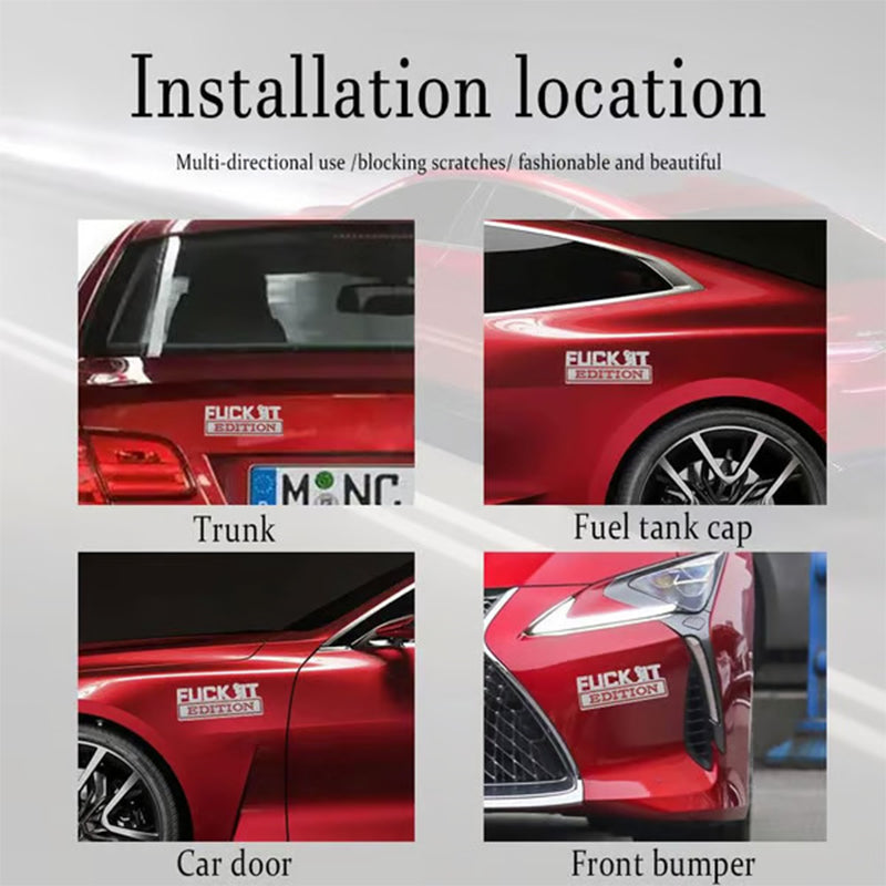 Prank car sticker accessories