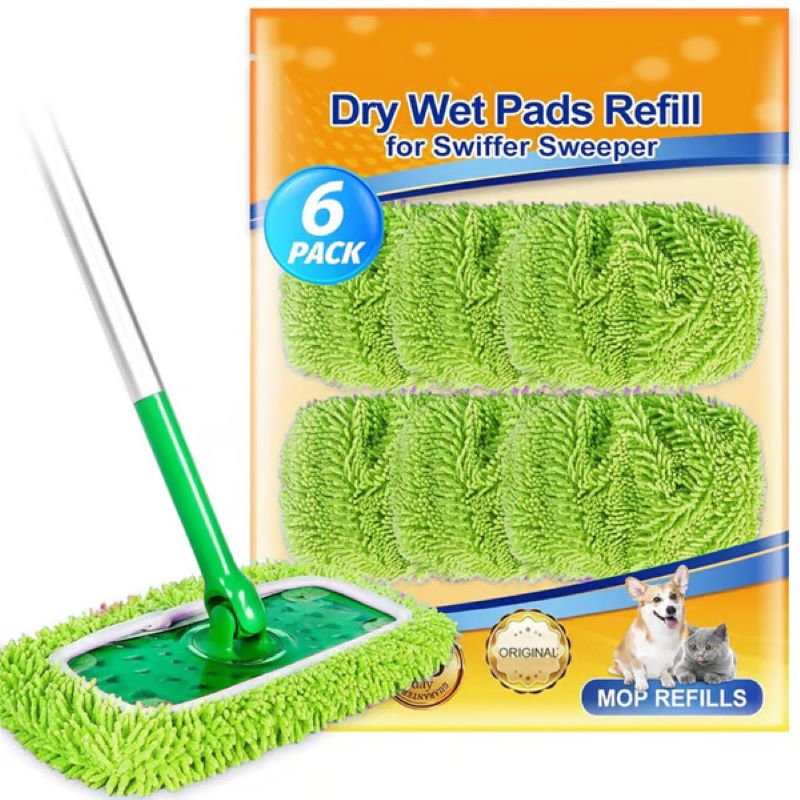 Reusable mop pad
