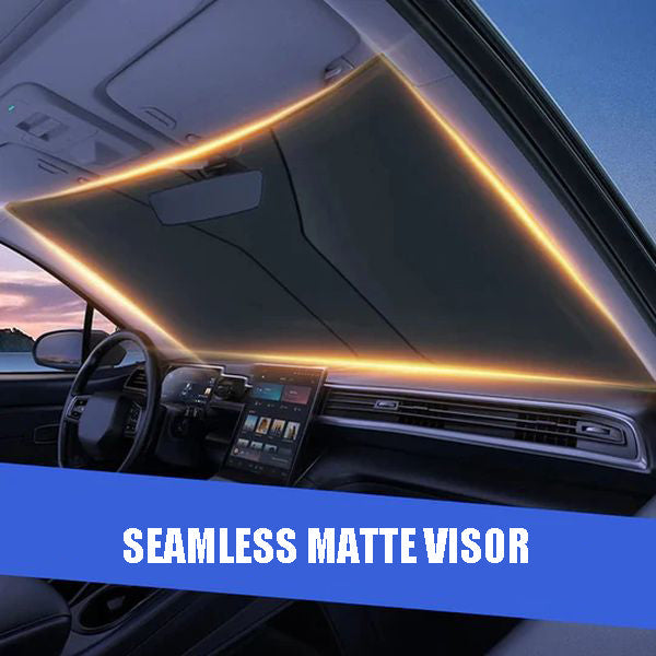 Foldable car windshield sunshade