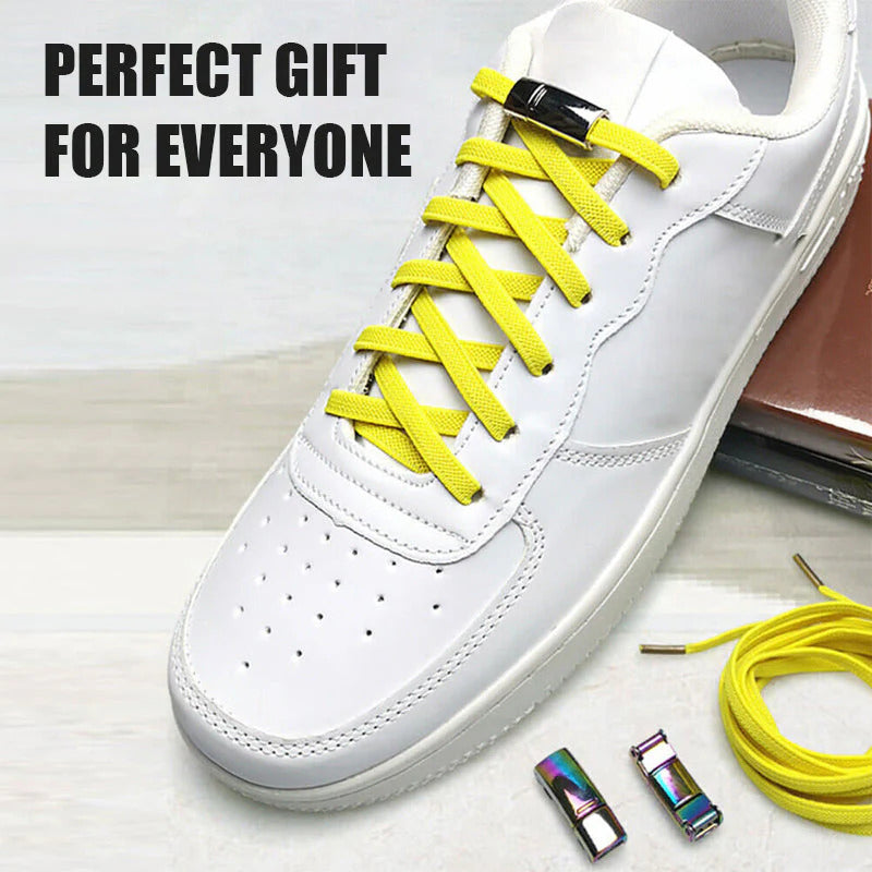 Magnetic shoelace buckle