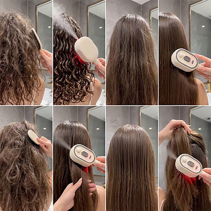 5-in-1 Air-Cushion Essential Oil Spray Massage Comb