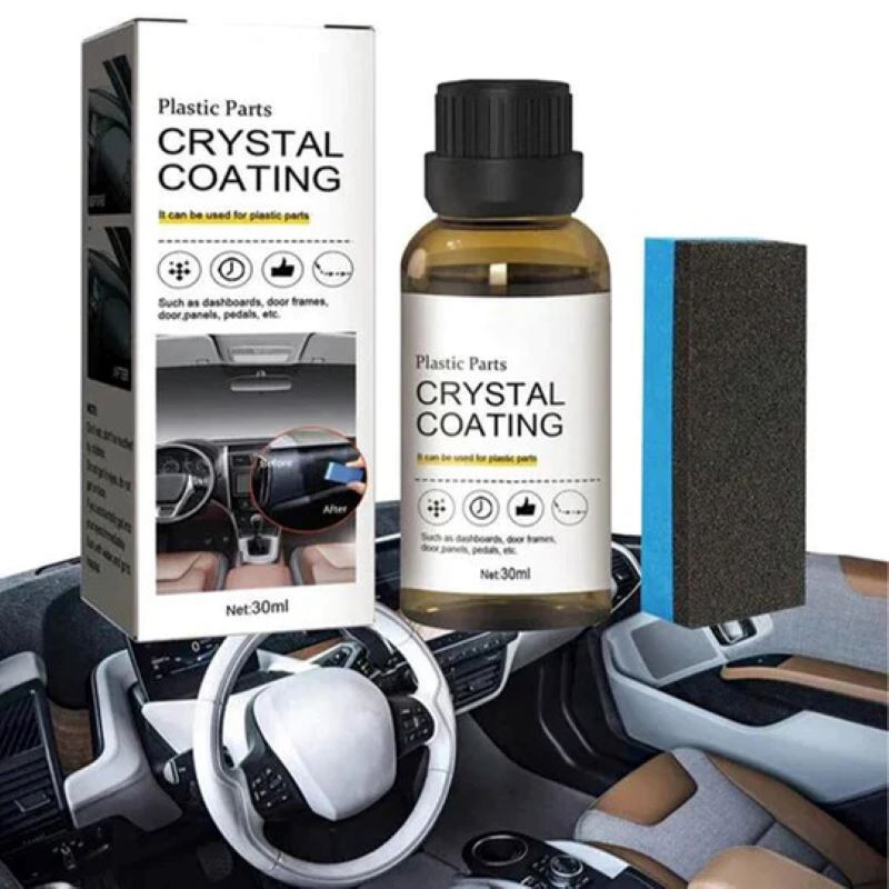 Plastic parts refurbishment coating agent