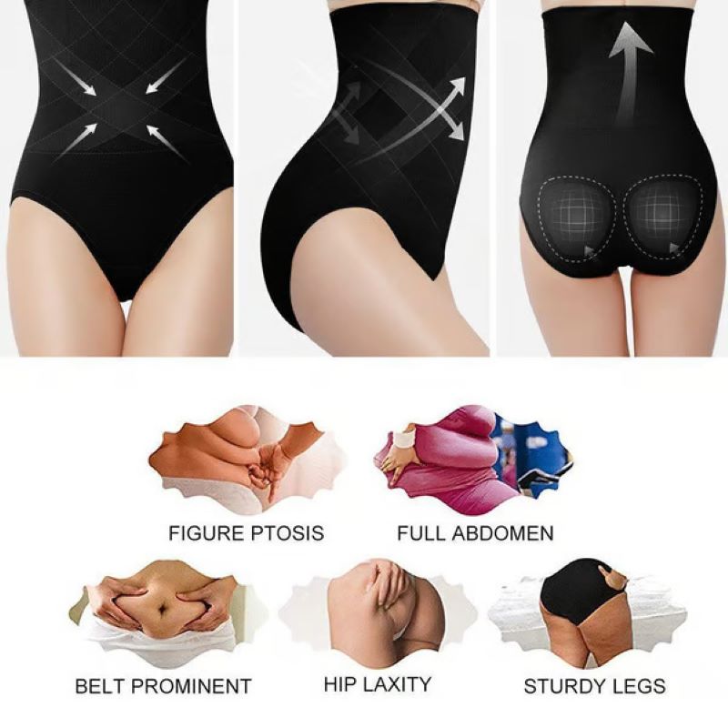 High waist tummy sculpting panties
