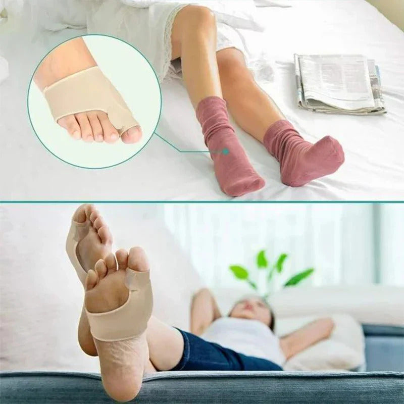 Protective toe corrector - soft and comfortable * 1 pair (left foot + right foot)