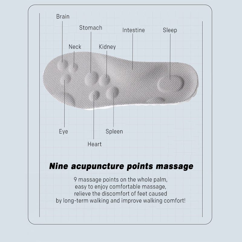 🔥High-elastic shock-absorbing casual insoles