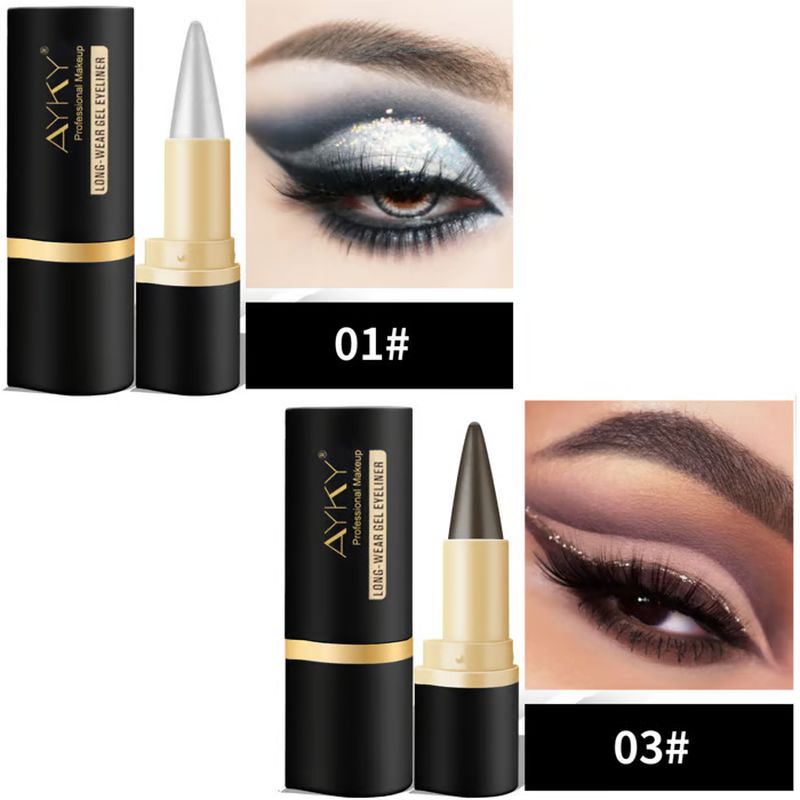 Waterproof single-end eyeliner
