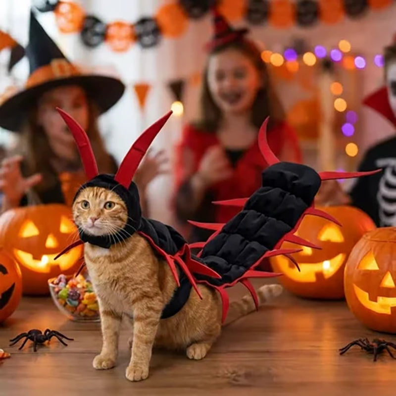 Centipede-Shaped Cat Costume