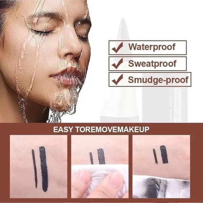 Waterproof single-end eyeliner