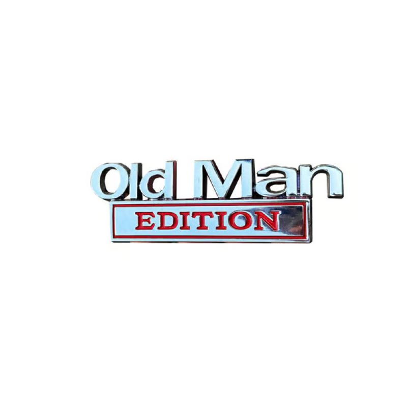 🚗 'Old Man Edition' car emblem