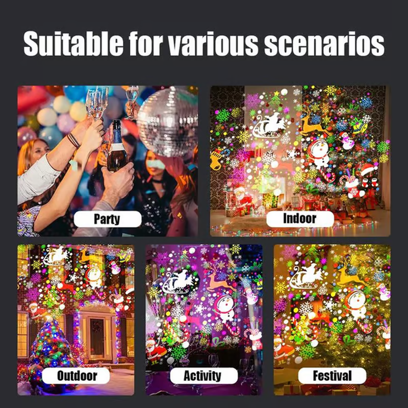 16-in-1 LED Christmas Theme Projector