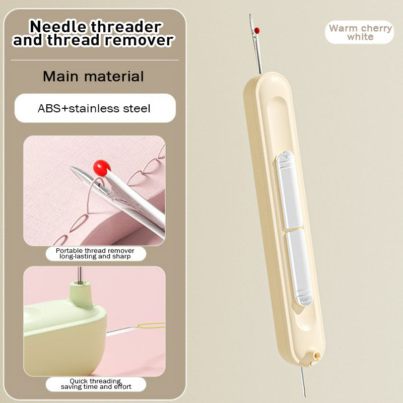 2-in-1 Needle Threader and Seam Winder Tool