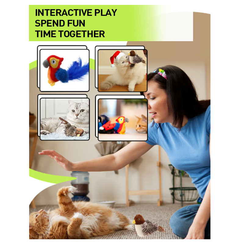 Simulation bird pet toy