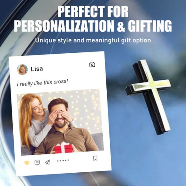 ✝️ 3D Cross Metal Jesus Christ Cross Badge Sticker✨Car Anti-Scratch Sticker