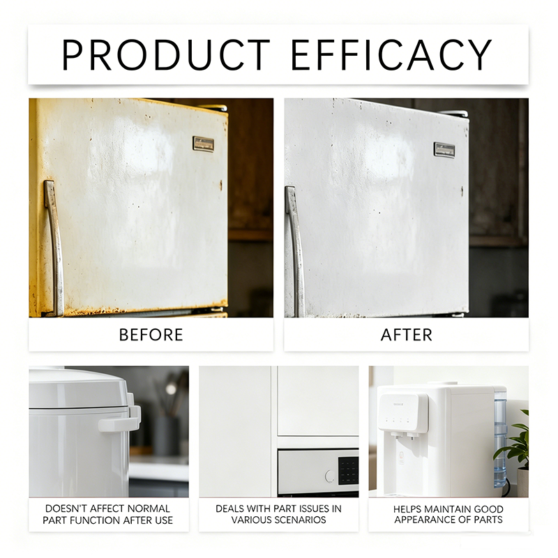 Anti-yellowing spray cleaner