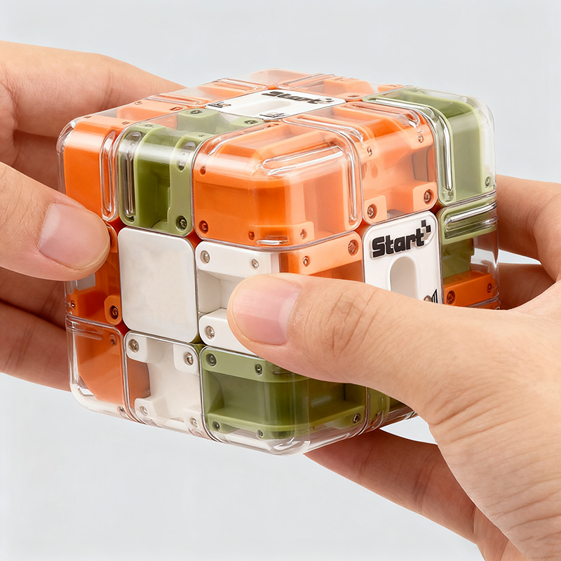 Large Maze 3D Puzzle Labyrinth Cube - Engaging Educational Toy