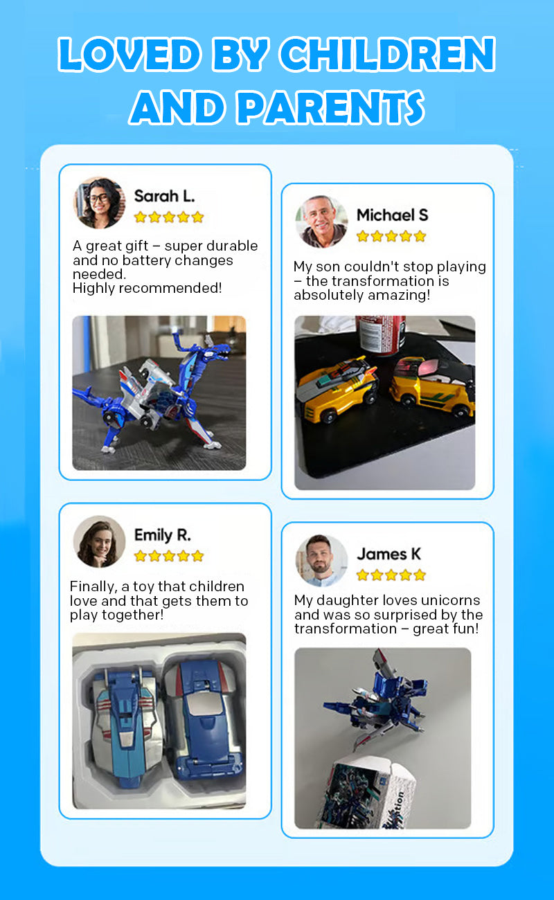 Collision deformation toy car