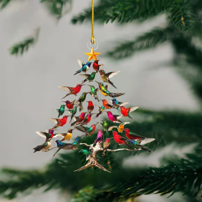 🔥🐦🎄Hummingbird Christmas Decoration✨