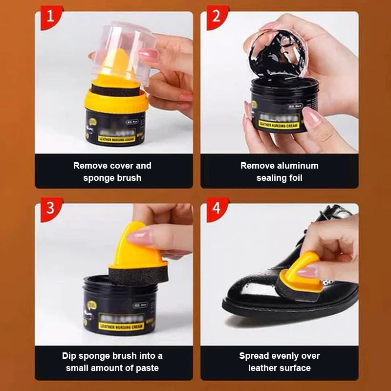 Leather repair cream Liquid shoe polish