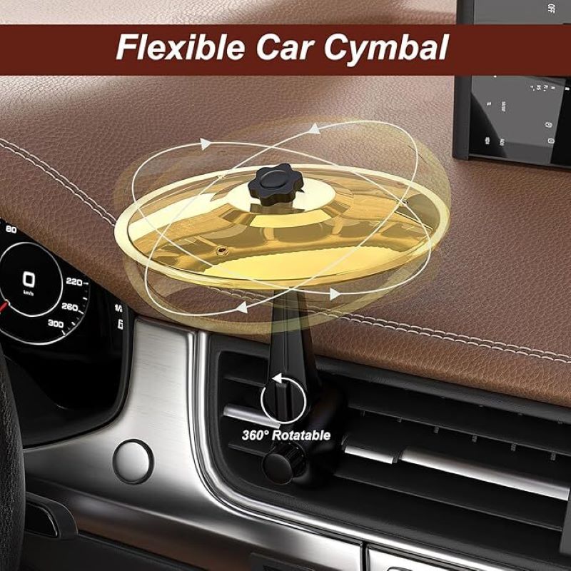 🎁Car air vent decoration – mini drum cymbals