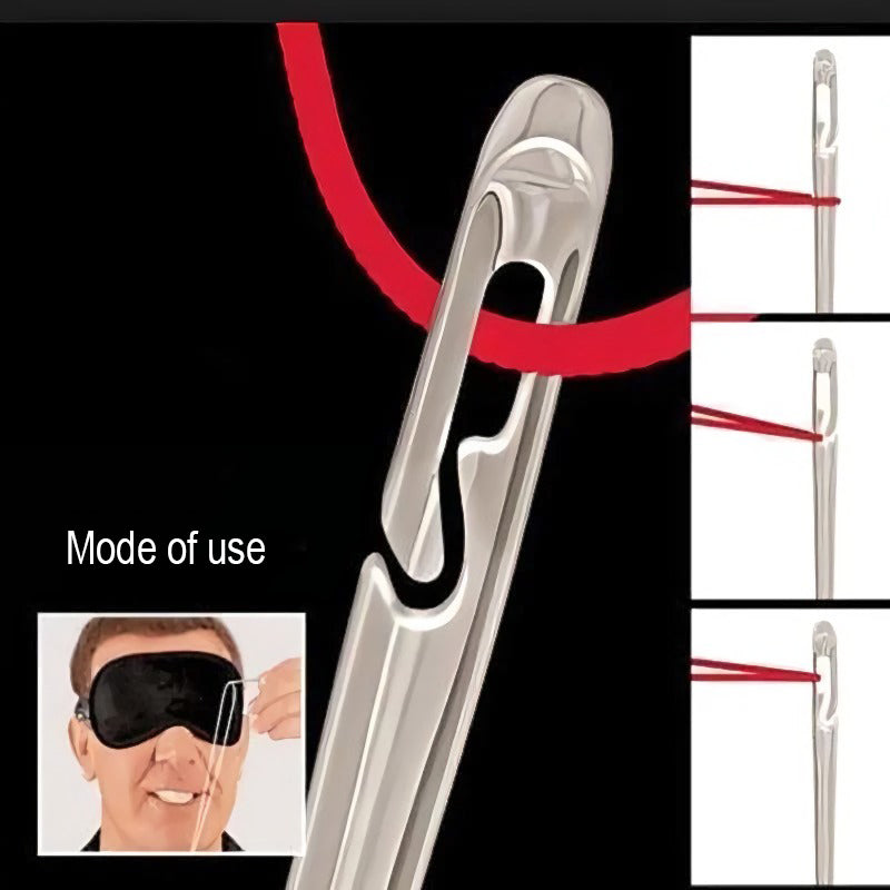 Self-threading Needles