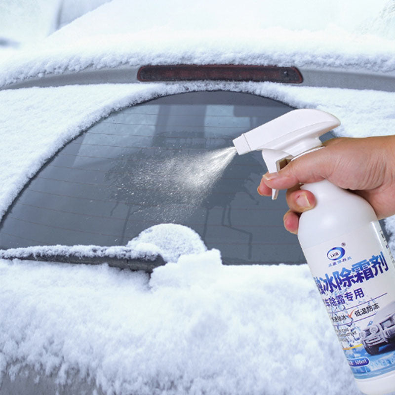 Car windshield defrosting, snow melting and de-icing agents