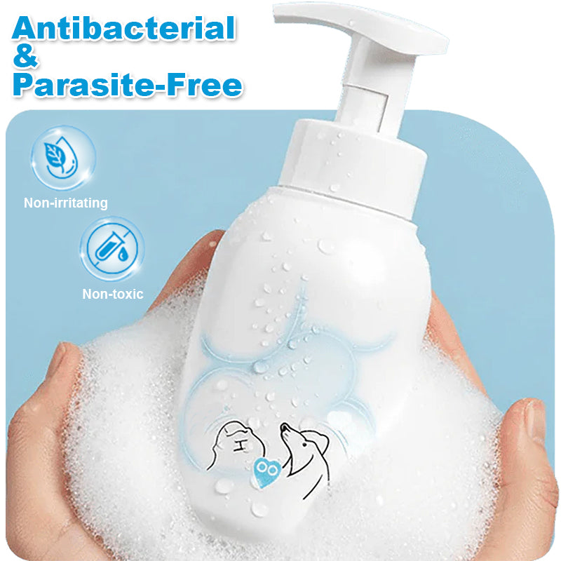 Pet no-rinse foam shampoo