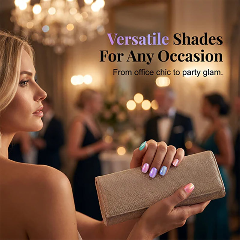 6-Piece No-Base-Coat Gel Nail Polish Pen Set