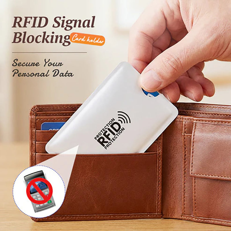 RFID-blocking credit card holder