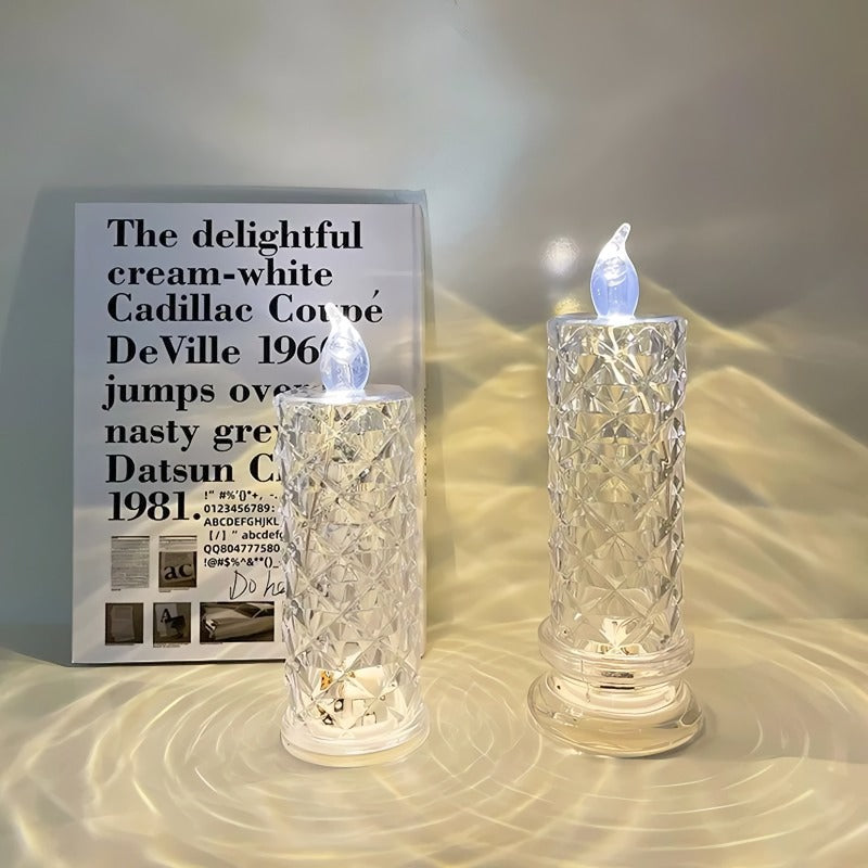 ✨ Crystal Rose Candle Holder - Romantic charm without being messy