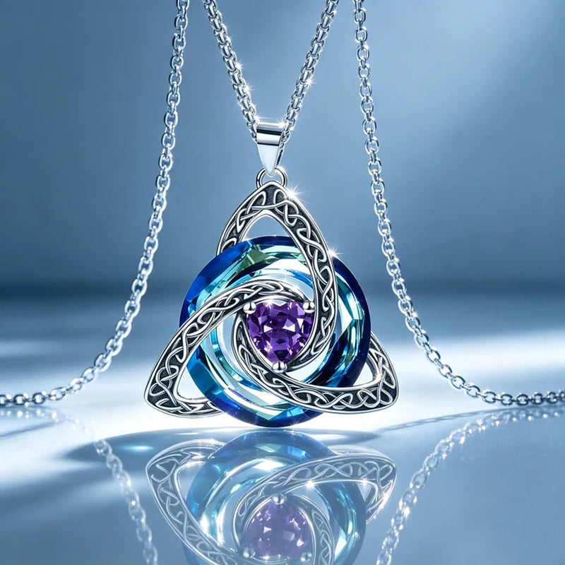 Birthstone Heart Pendant Necklace