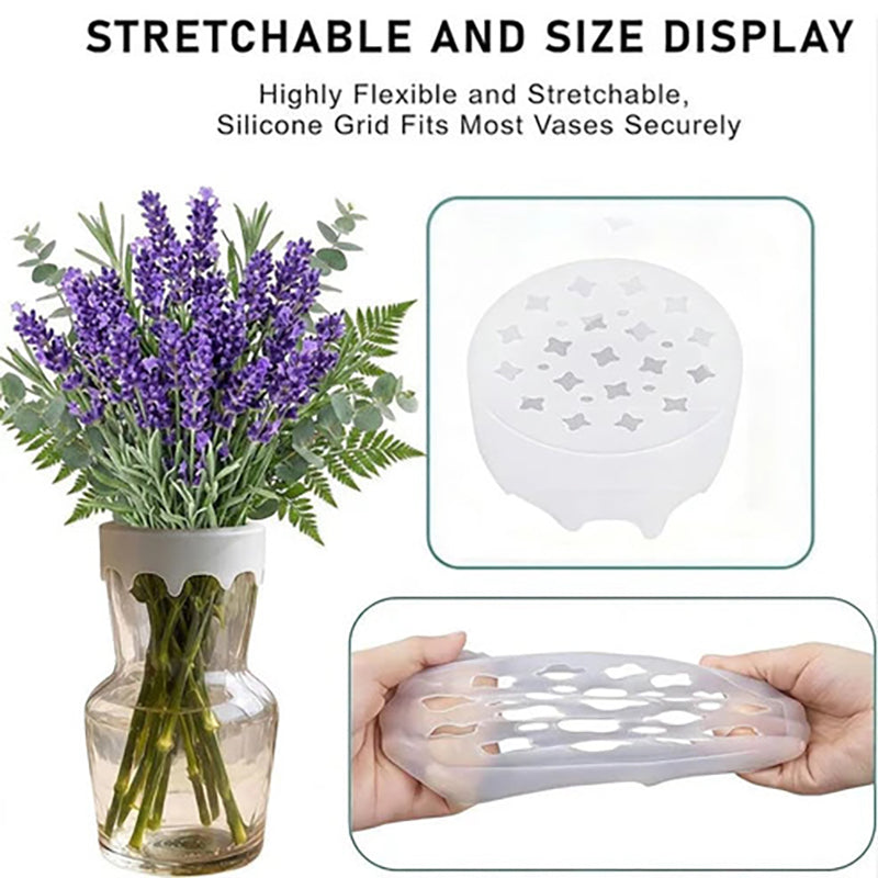 Silicone bouquet holder