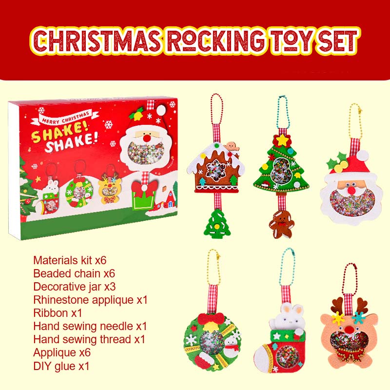 DIY Sequin Felt Christmas Decorations