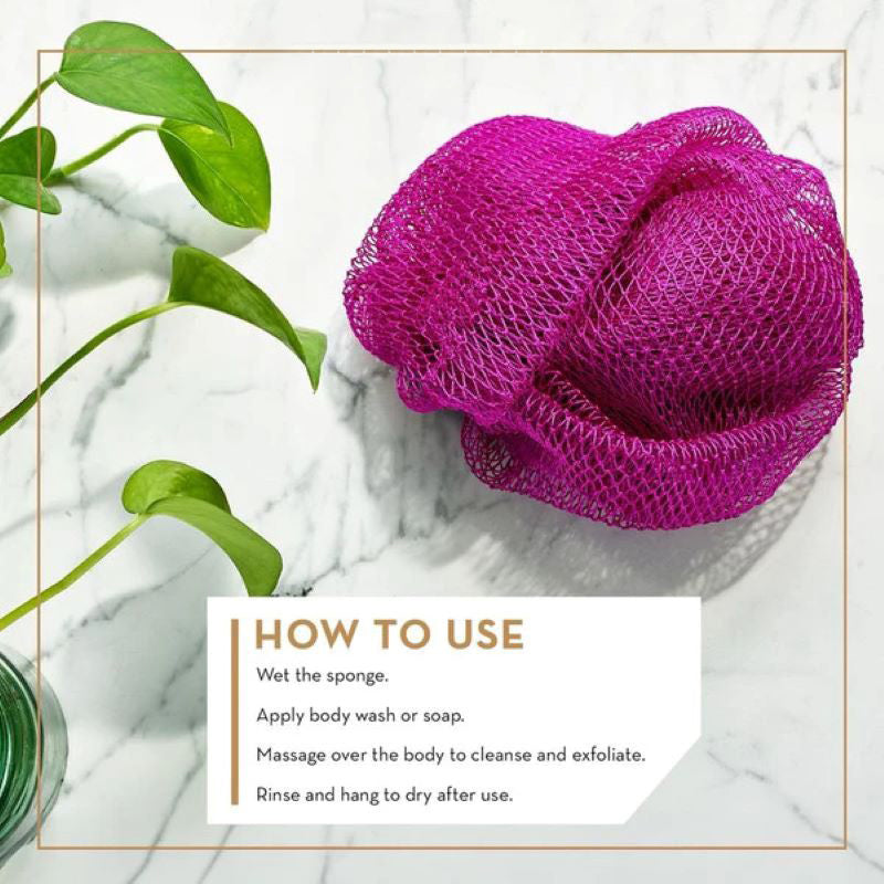 African high elastic exfoliating mesh bath towel