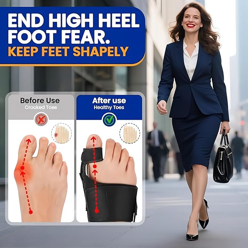 Adjustable hallux valgus corrector