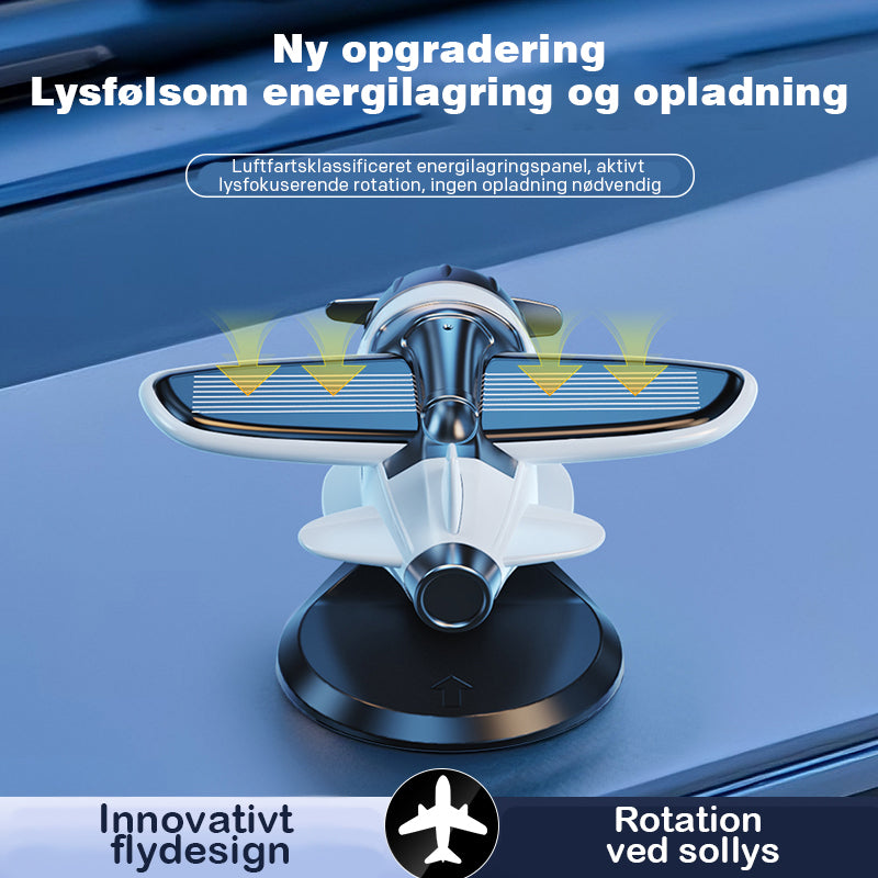 Solcelledrevne flyformede bilpynt