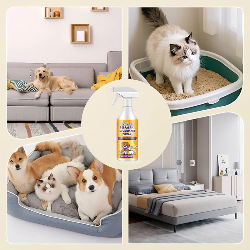 Strong deodorizing spray for pets