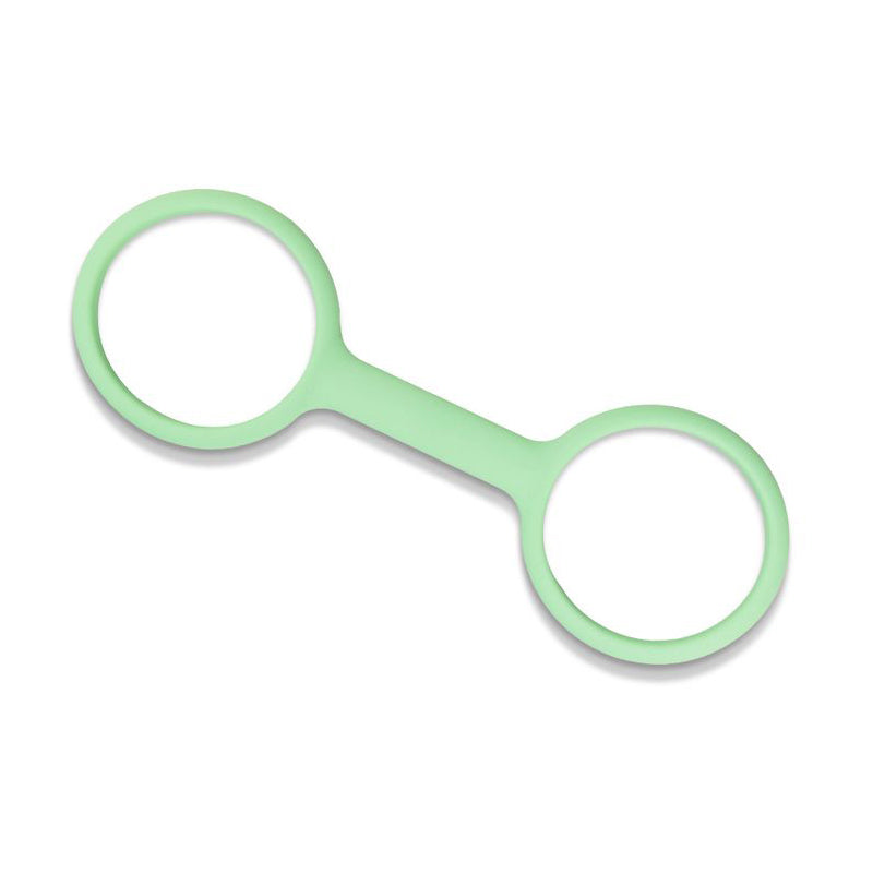 Flirting rubber handcuffs