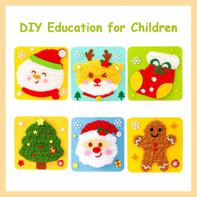 Christmas DIY Embroidery Doll Set