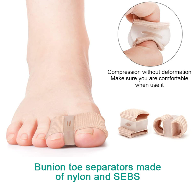 Toe separator for correcting hallux valgus