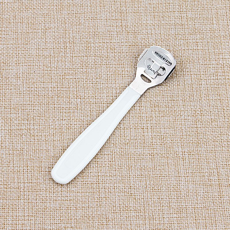 Rubber handle callus razor