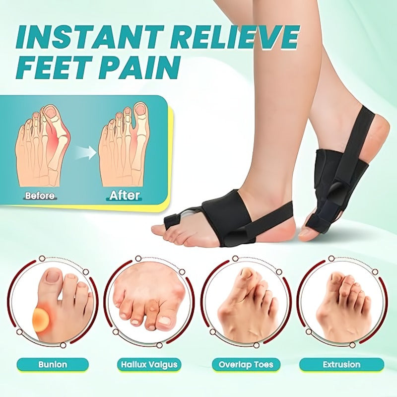 Adjustable hallux valgus corrector