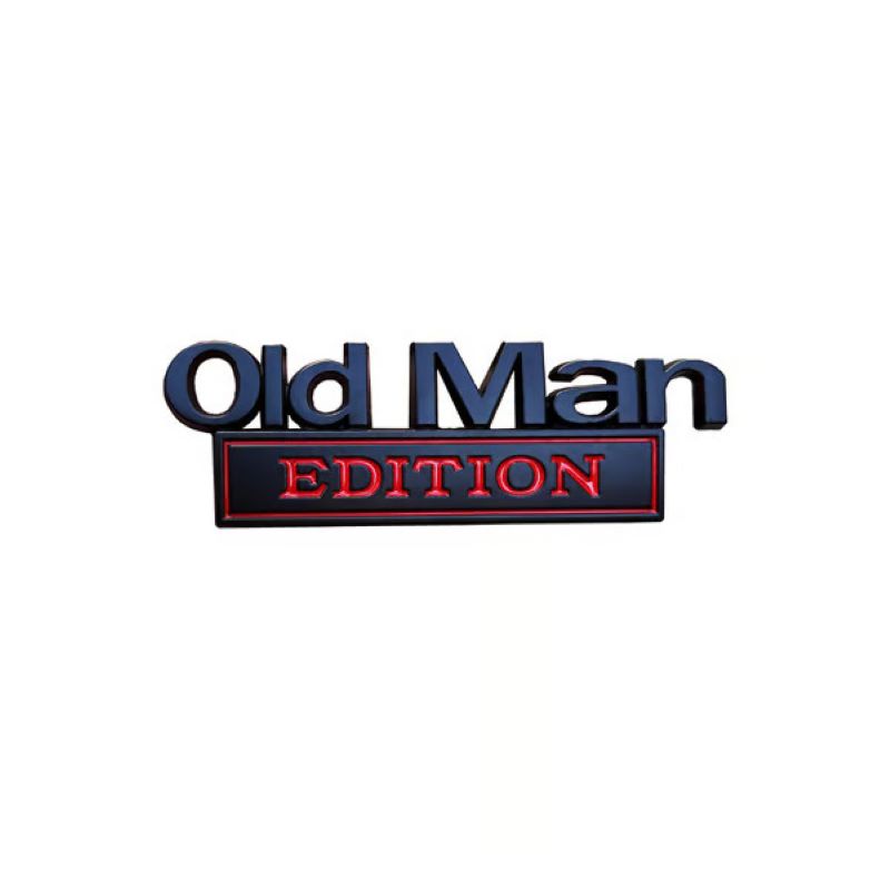🚗 'Old Man Edition' car emblem