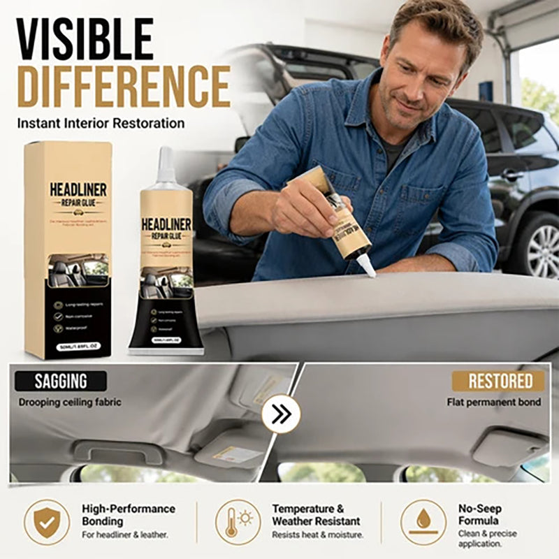 Car Headliner Repair Adhesive – Buy One, Get One Free (Pack of 2)